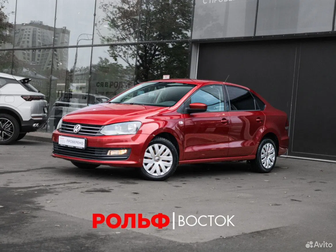 Volkswagen Polo 1.6 AT, 2015, 158 507 км