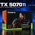 Видеокарта gigabyte RTX 5070 Ti windforce OC SFF